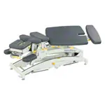Lojer Therapieliege Manuthera Modell 242, Grauwei mit Elektroantrieb