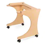 Abbildung zeigt ManuTherm Rolltisch f�r ManuTherm W�rme-Therapiebox, H�he: 67 cm