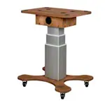 Produktbild: ManuTherm h�henverstellbarer Rolltisch f�r ManuTherm W�rme-Therapiebox, H�he: 56-96 cm