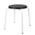 Mehrzweckhocker Exklusiv mit PU-Sitzflche  34 cm