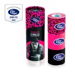 MyCureTape Panther Power 3 Rollen  2,5 m x 5 cm, Art Leopard, schwarz, pink