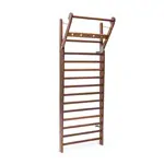 Produktbild: NOHRD Sprossenwand Nussbaum, ausklappbar, 14 Sprossen, HxBxT 230x80x13 cm