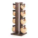 Produktbild: NOHRD Swing Turm inkl. 8 Swing Hanteln, 40 kg, Nussbaum