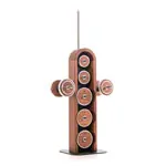 Produktbild: NOHRD WeightPlate Tower 2x Kurzhanteln, 1x Langhantel 20x Hantelscheiben, Nussbaum