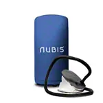 Abbildung zeigt NUBIS aufblasbarer Hocker inkl. Tragetasche, LxB 35x60 cm + Fu�pumpe