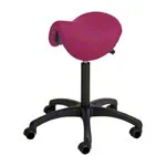 Sattelhocker mit Polster, Standard mit Rollen