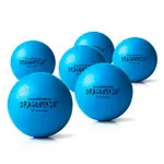 Schaumstoffball Dragonskin Neon, beschichtet,  16 cm, 6er Set