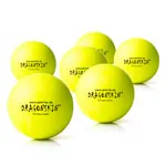 Schaumstoffball Dragonskin Neon, beschichtet,  16 cm, 6er Set
