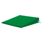 Sitzkeilkissen VB 120 mit Kunstlederbezug, 38x38x7/1 cm