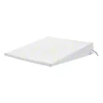 Sitzkeilkissen VB 120 mit Kunstlederbezug, 38x38x7/1 cm