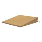 Sitzkeilkissen VB 120 mit Kunstlederbezug, 38x38x7/1 cm