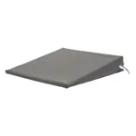 Sitzkeilkissen VB 120 mit Kunstlederbezug, 38x38x7/1 cm