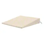 Abbildung zeigt Sitzkeilkissen VB 120 mit Kunstlederbezug, 38x38x7/1 cm