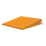 Abbildung zeigt Sitzkeilkissen VB 120 mit Kunstlederbezug, 38x38x7/1 cm