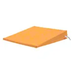 Abbildung zeigt Sitzkeilkissen VB 120 mit Kunstlederbezug, 38x38x7/1 cm