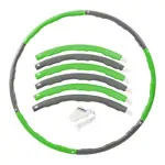 Abbildung zeigt Sport-Tec Hula Hoop Reifen,  100 cm, 1,5 kg, inkl. Maband