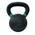 Produktbild: Sport-Tec Kettlebell Powdercoated, 16 kg, schwarz/gr�n