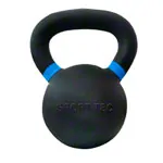 Produktbild: Sport-Tec Kettlebell Powdercoated, 20 kg, schwarz/hellblau
