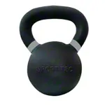 Produktbild: Sport-Tec Kettlebell Powdercoated, 28 kg, schwarz/grau