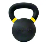 Produktbild: Sport-Tec Kettlebell Powdercoated, 6 kg, schwarz/hellgelb