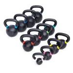 Sport-Tec Kettlebell-Set Powdercoated, 12-tlg., 2-32 kg