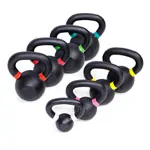 Sport-Tec Kettlebell-Set Powdercoated, 8-tlg., 2-16 kg