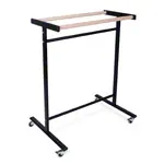 Abbildung zeigt Sport-Tec Mattenwagen Exklusiv XL 90 cm, f�r max. 16 Gymnastikmatten, fahrbar