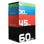 Sport-Tec Sprungtrainer Soft Plyo Box-Set, 4-tlg., stapelbar, 15-60 cm