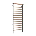 Abbildung zeigt Sprossenwand Metall/Holz, H x B 240 x 90 cm, 14 Sprossen