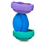 Stapelstein Set, original cool classic, 3 Stapelsteine, 1x lila, 1x gr�n, 1x blau