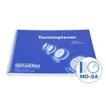 Terminplaner, 2 Spalten, 15-Min.-Takt, Montag - Samstag, 30x30 cm