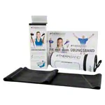 Thera-Band inkl. Tasche und Anleitung, 2,50 m x 12,8 cm, spezial stark, schwarz