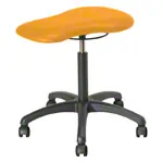 Abbildung zeigt Therapiehocker mit Polster, Standard mit Rollen