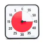 Time Timer Tischuhr mit akustischem Signal, 60 Min., mittel, LxB 18x18 cm