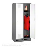 Produktbild: Umkleideschrank mit 2 Abteilen, Abteilbreite 40 cm