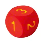 Abbildung zeigt VOLLEY Schaumstoff-Lernw�rfel mit Zahlen, LxBxH 16x16x16 cm