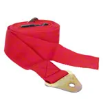 Wandbefestigungsgurt Standard fr Turnmatten 6 m x 50 mm (L x B), mit Schnellsteckverschluss, rot