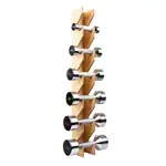 Wandhalterung-Set inkl. Chromhanteln, 1-6 kg, 6 Stck