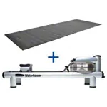 WaterRower Rudergert M1 HiRise, inkl. S4 Monitor und Bodenschutzmatte, Set 2-tlg.