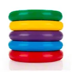 Wurf- und Tennisringe 18 cm, 5er Set