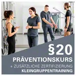 Produktbild: Zertifizierung 20 Prventionskurs + zustzliche Zertifizierung Kleingruppentraining