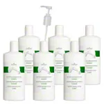 cosiMed Massage-Set 6 x Natrliche Massagelotion Klassisch 1 l, inkl. Dosierpumpe