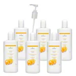cosiMed Massagel-Set 6x Massagel Orange, 1 l, inkl. Dosierpumpe
