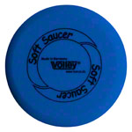 VOLLEY Schaumstoff Frisbee Wurfscheibe ELE'Soft Saucer unbeschichtet<br> 25 cm