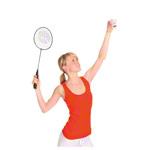 Badminton-Set Exklusiv, 2 Schlger 66 cm + 6 Federblle_StripHtml