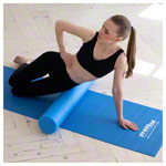 Yoga Rolle,  15 cm x 90 cm, blau_StripHtml