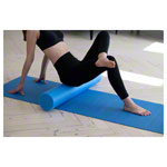 Abbildung zeigt Yoga Rolle, ø 15 cm x 90 cm, blau
