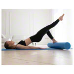 Abbildung zeigt Yoga Rolle, ø 15 cm x 90 cm, blau