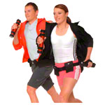XCO Alu Premium Set inkl. 2 DVDs und Zubehör Jogging Gewicht Laufen Sport