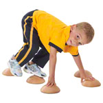 Balancier-Halbkugel aus Massivholz<br> ø 14x5 cm